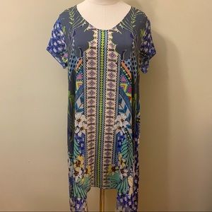 Johnny Was flowy tunic dress XS NWOT